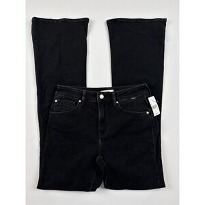 Mavi High-Rise Sydney Flare Jeans – Size 27/33, Dark Smoke Feather Blue NWT